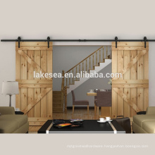 Wooden Double Barn Door Track System Sliding Hardware Fitting